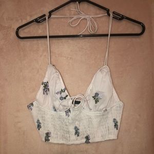 Embroidered crop top from Forever 21!